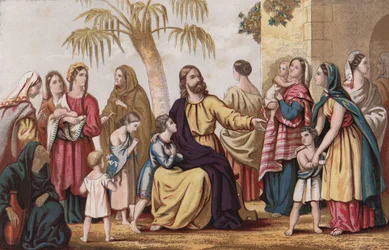 Christ Blessing Little Children